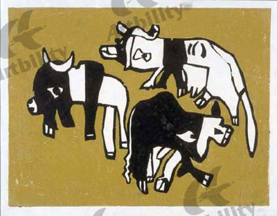 アートビリティ 三頭の牛