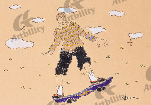 skating boy