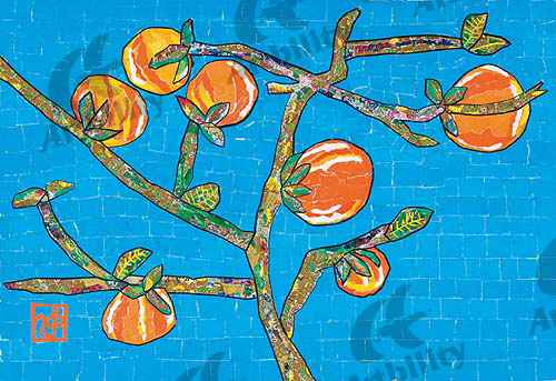 アートビリティ 秋の柿