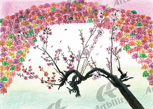 アートビリティ 山の桜