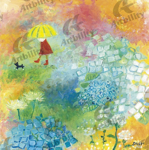 登録作品の雨の日のさんぽ