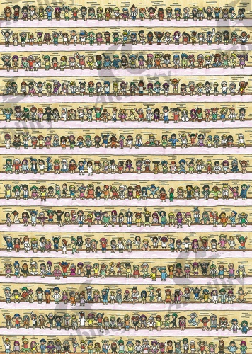 登録作品の桜色の足湯