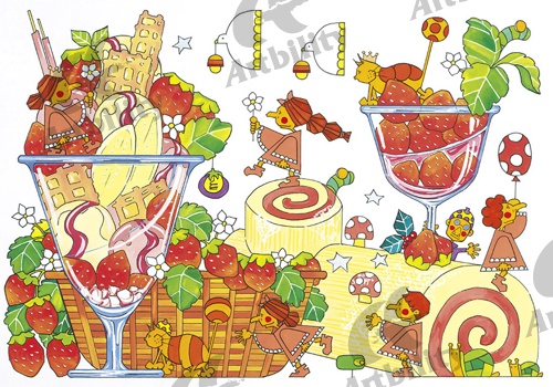 登録作品のいちごのおくりもの