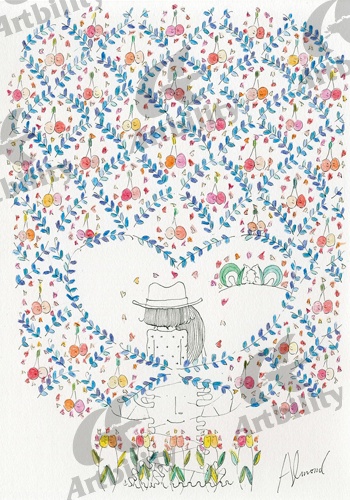登録作品の『さくらんぼの恋人』～青～