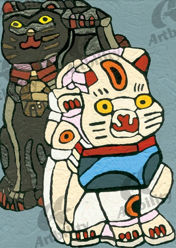 登録作品の招き猫２