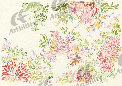 登録作品の華の色に染る春