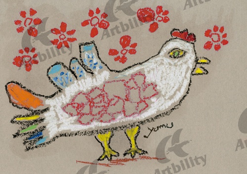 登録作品の朝だよ