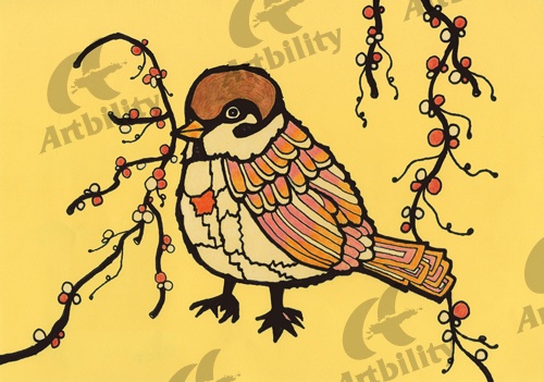 登録作品のすずめ