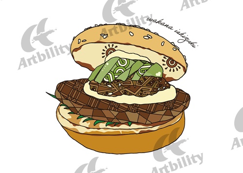 登録作品のハンバーガー