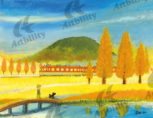 登録作品の秋の風景