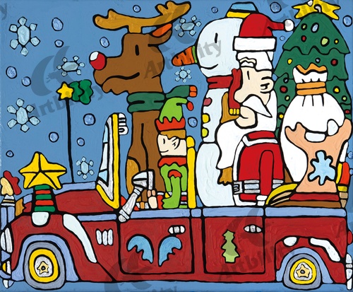 登録作品のどこへいくの（クリスマス編）