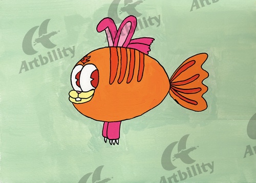 登録作品のハッピーバニーフィッシュ