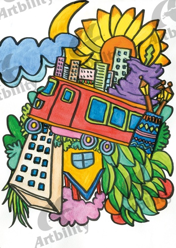 登録作品の緑ある未来へ