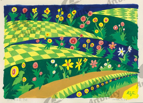 登録作品のだんだん花畑