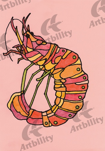 登録作品のエビ