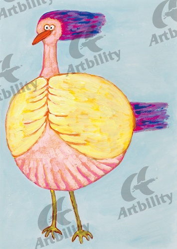 登録作品の僕　にわとり