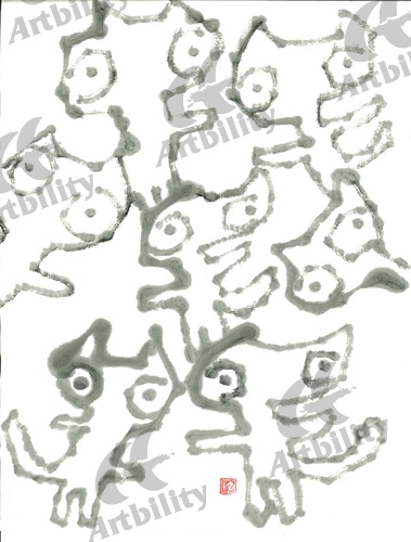 登録作品の白ねこ